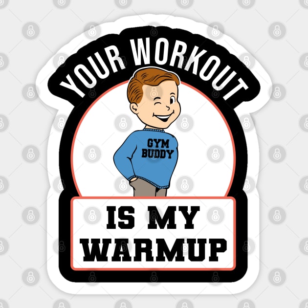 Leg Day Never Heard Warmup Fitness Training Gym Endurance Sticker by Kuehni